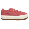 Suede Mayu Perforated Platform Sneakers