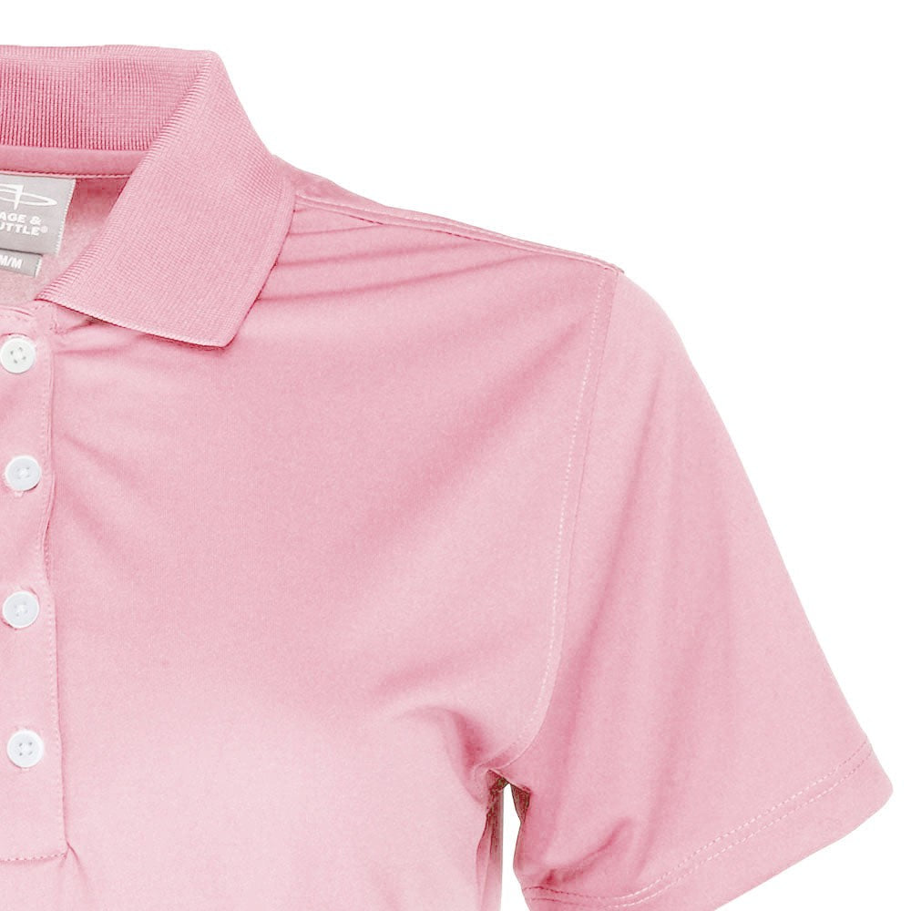 Solid Jersey Short Sleeve Polo Shirt