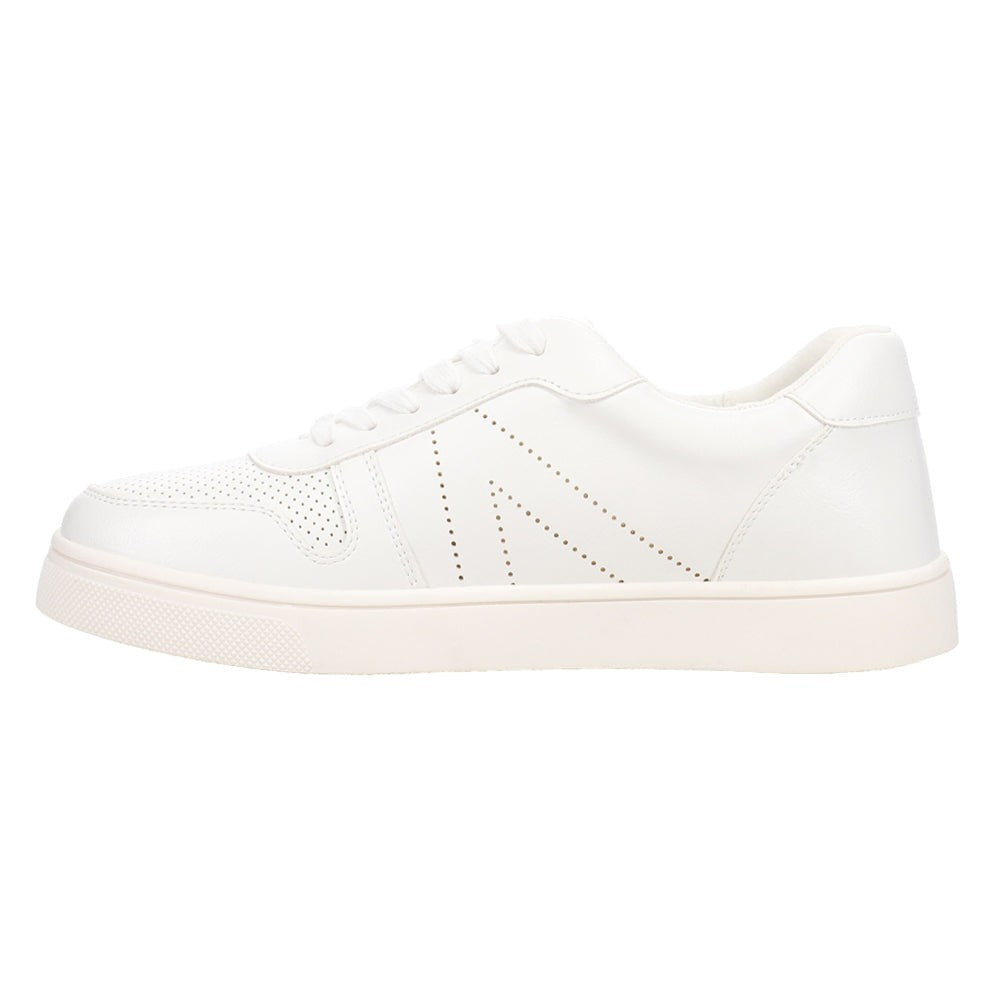 Krew Perforated Lace Up Sneakers