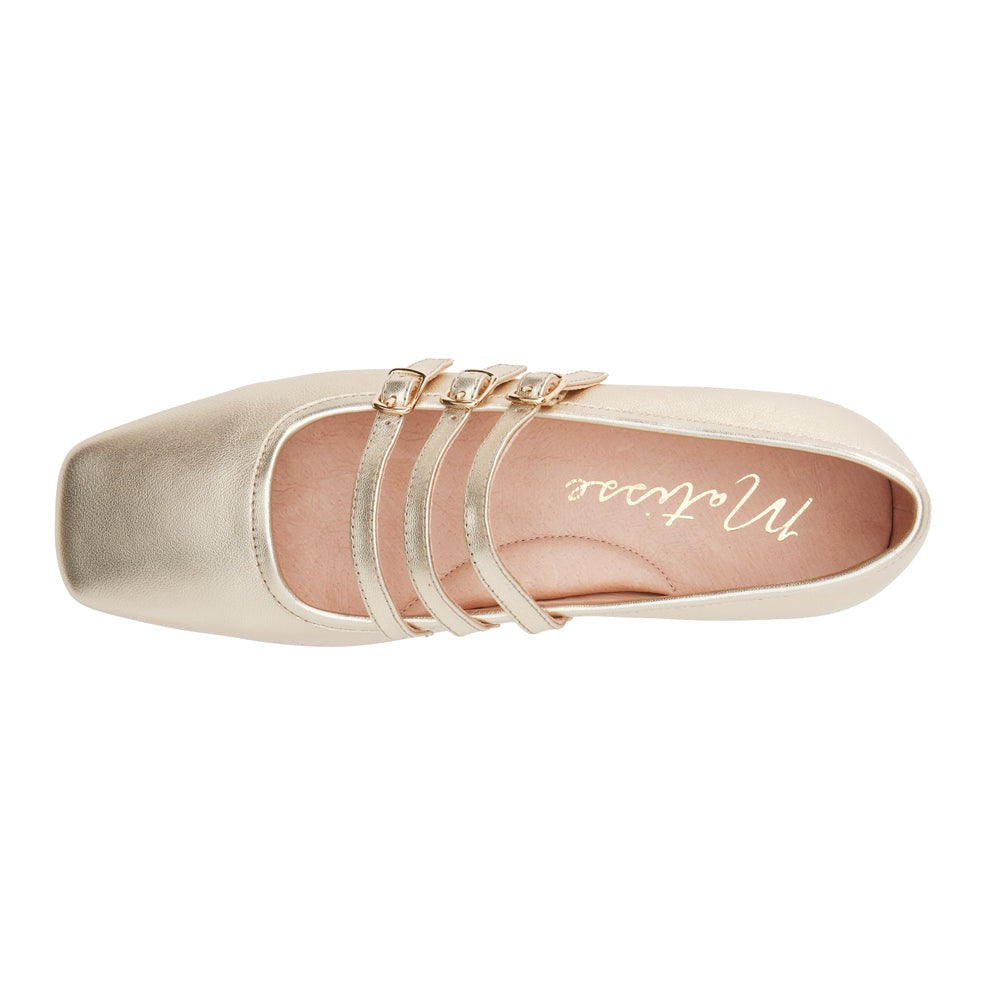 Nova Metallic Ballet Mary Jane Flats