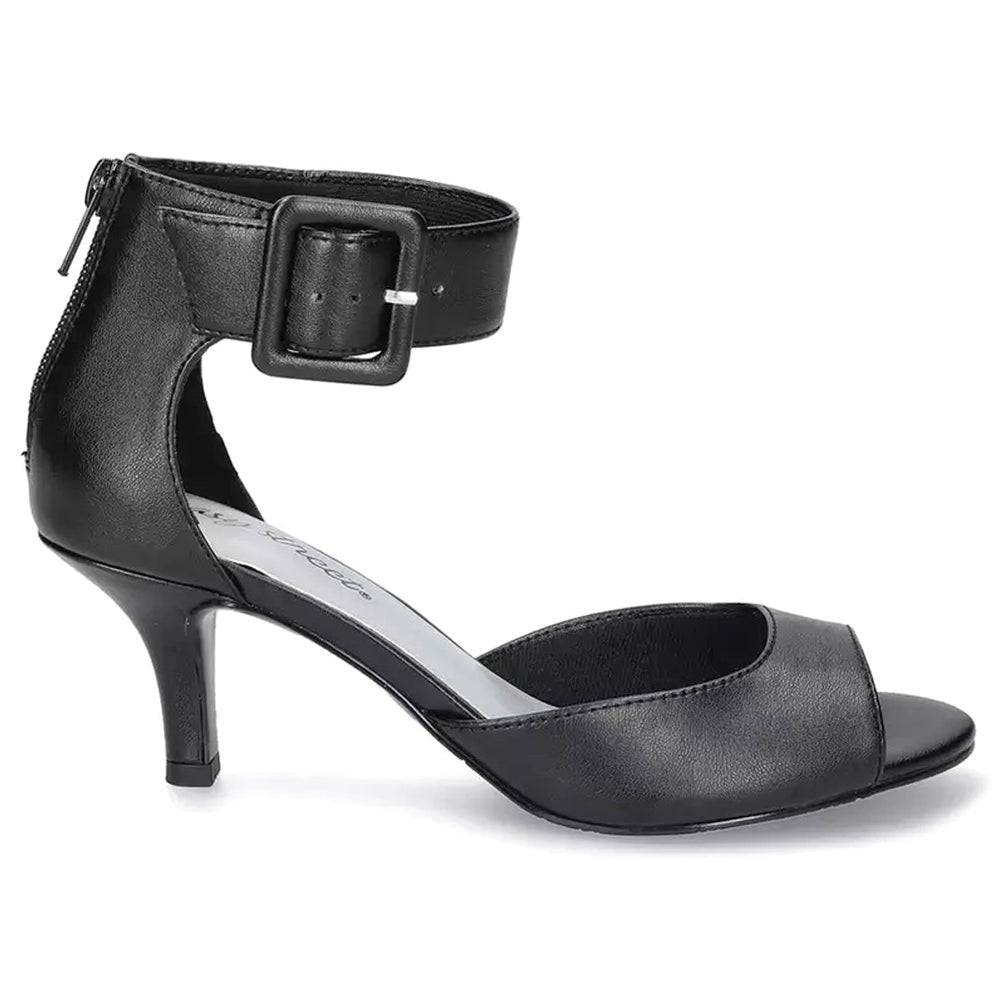 Baloo Ankle Strap Kitten Heel Sandals