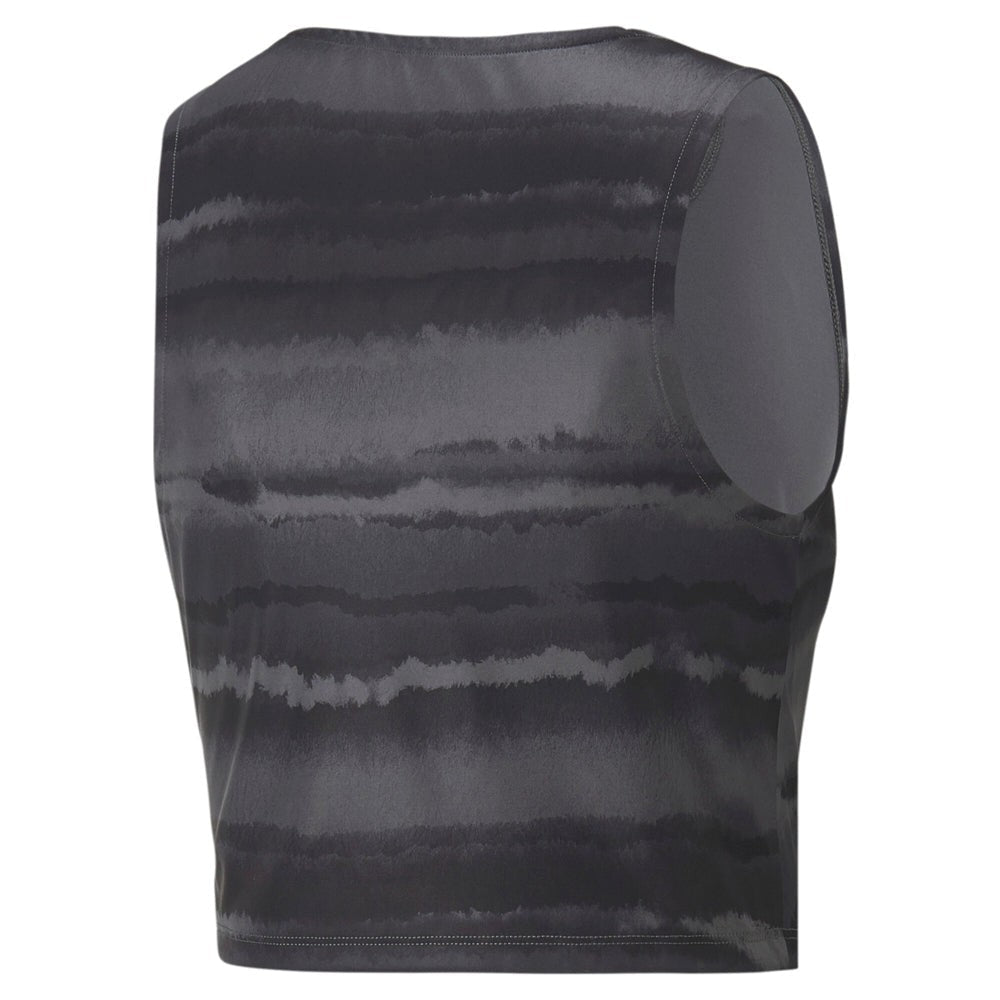 Studio All Over Print Cropped Crew Neck Athletic Tank Top