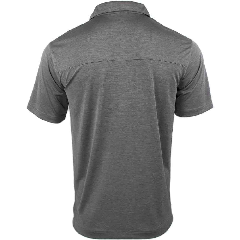 Solid Heather Short Sleeve Polo Shirt