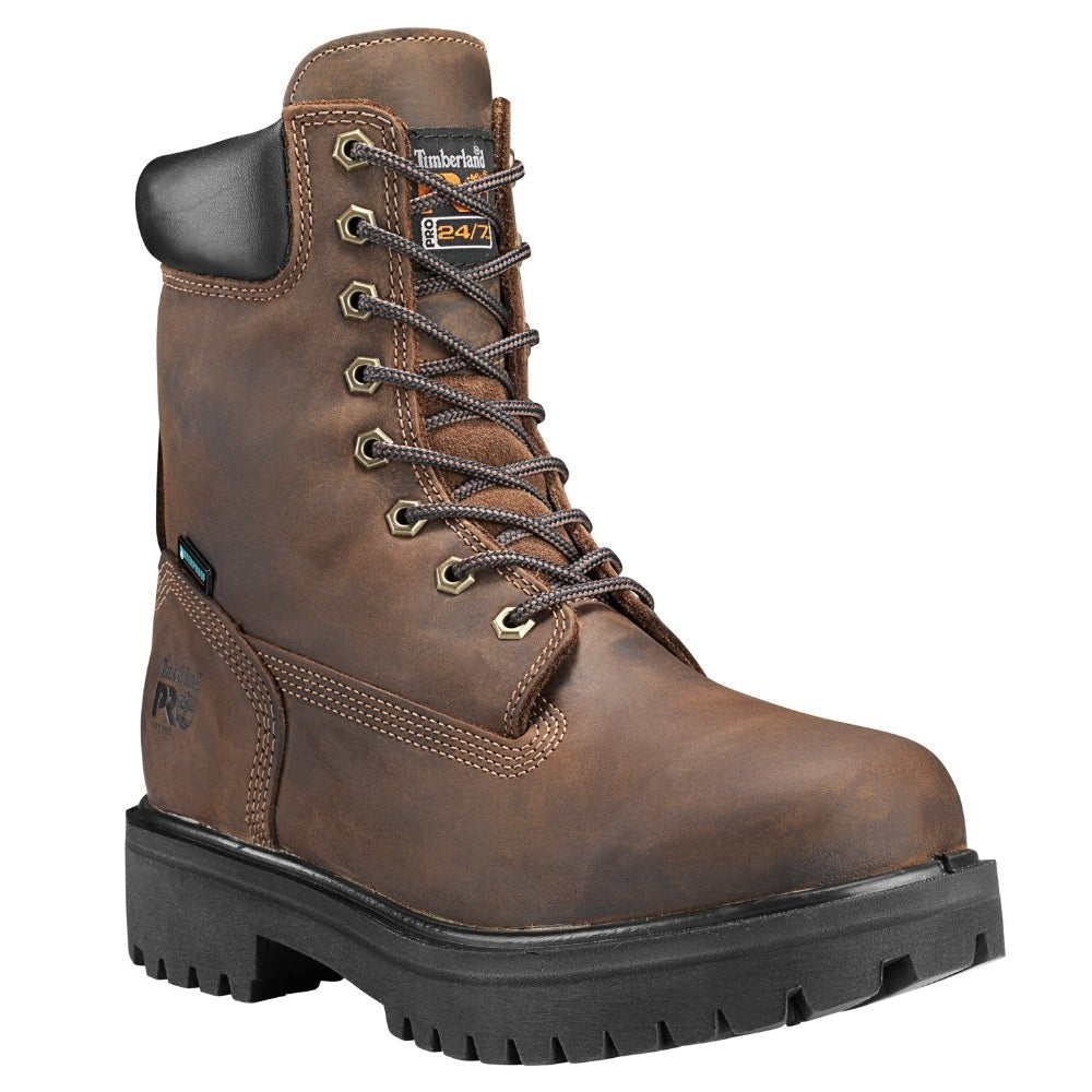 Direct Attach 8 Inch Waterproof Soft Toe Work Boots