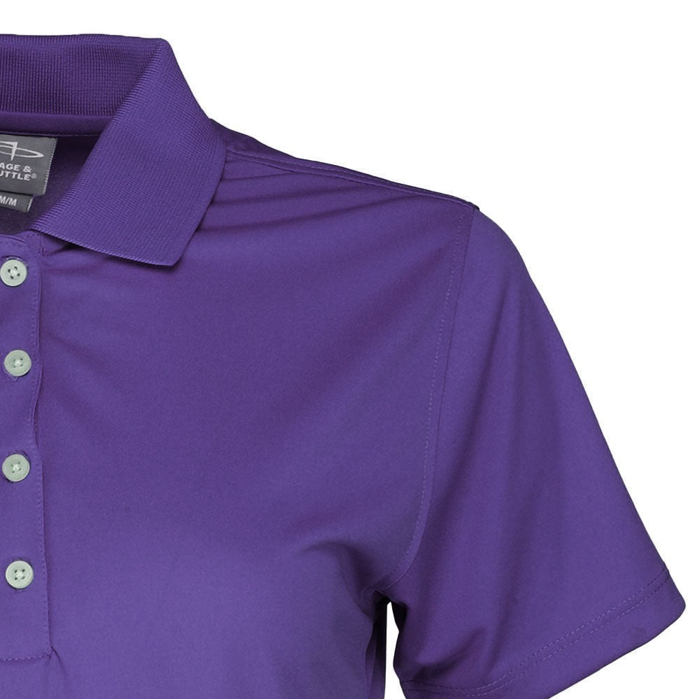 Solid Jersey Short Sleeve Polo Shirt