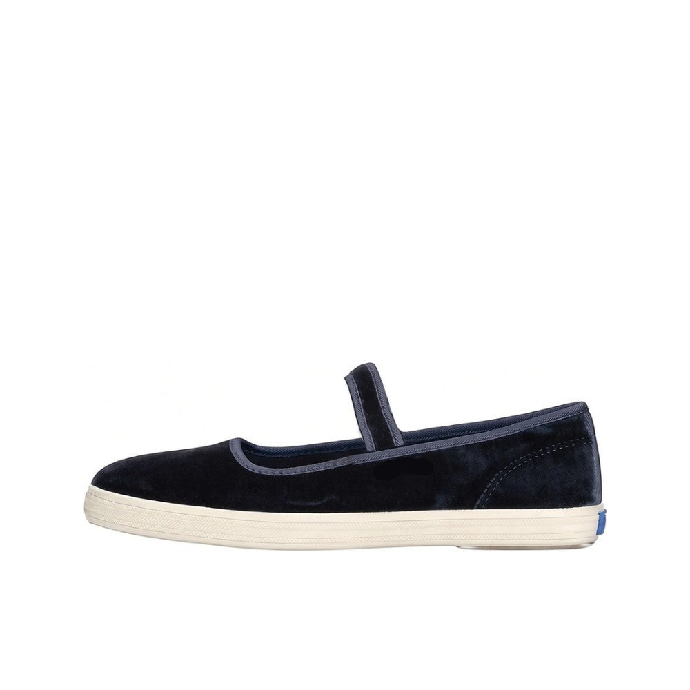 Maisie Mary Jane Velvet Flats