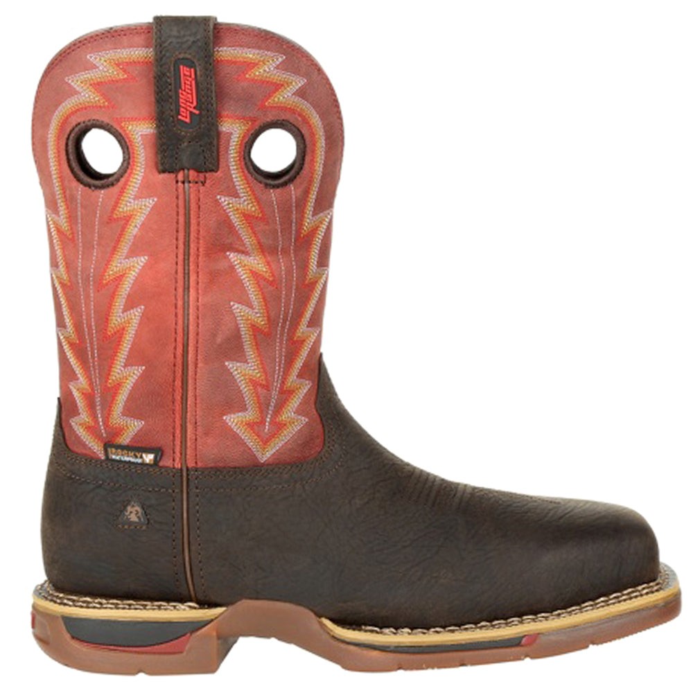 Long Range 11 inch Waterproof Composite Toe Cowboy Work Boots