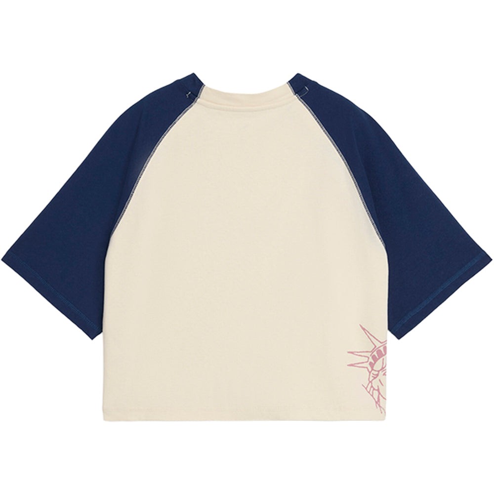 Wardrobe Essentials NYC Mock Crew Neck Short Sleeve Tee