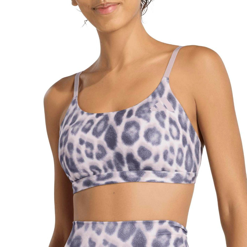 Optime Essentials Workout Leopard Light Support Bra
