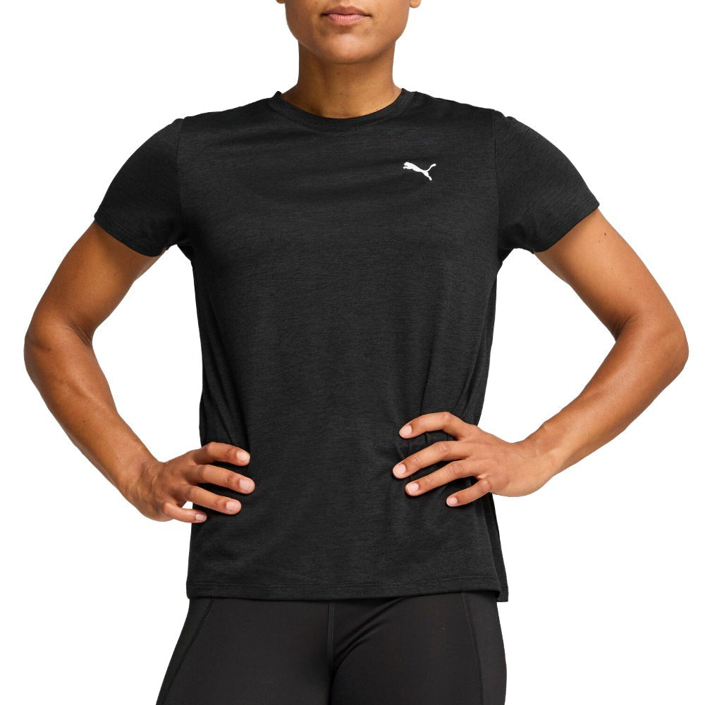 Train All Day Essentials Crew Neck Short Sleeve Heather Training Tee