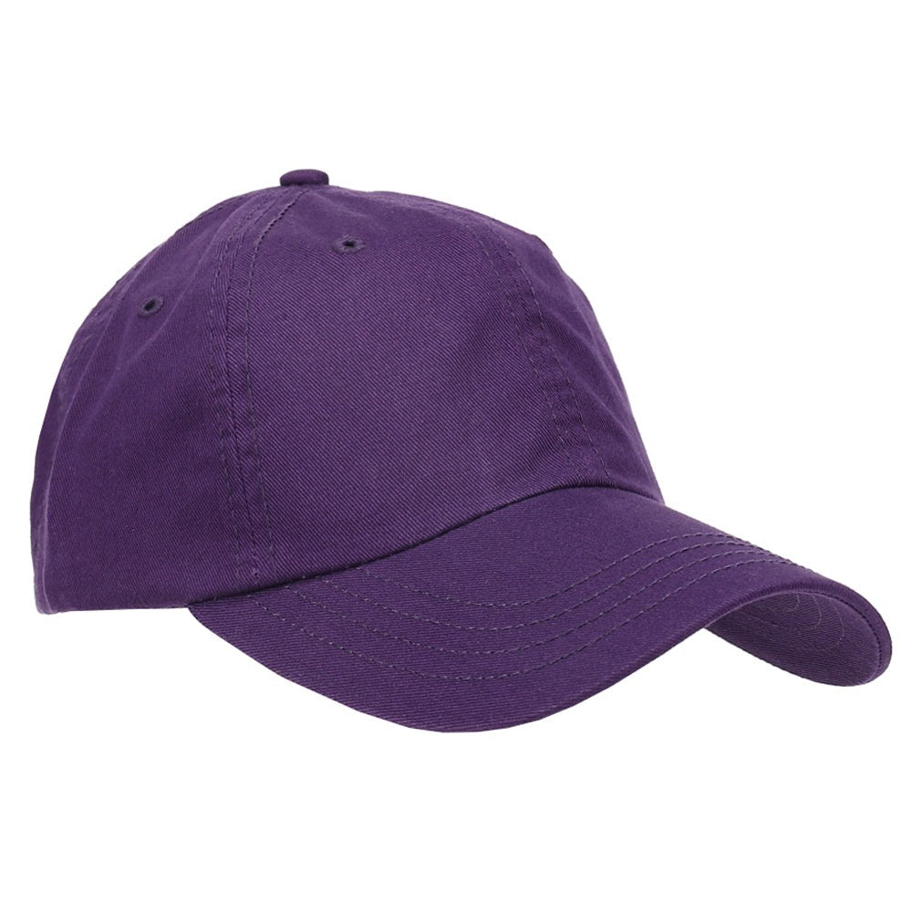Solid Washed Twill Cap