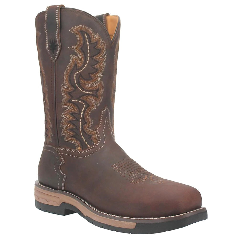 Stringfellow 11 Inch Waterproof Steel Toe Pull On Work Boots
