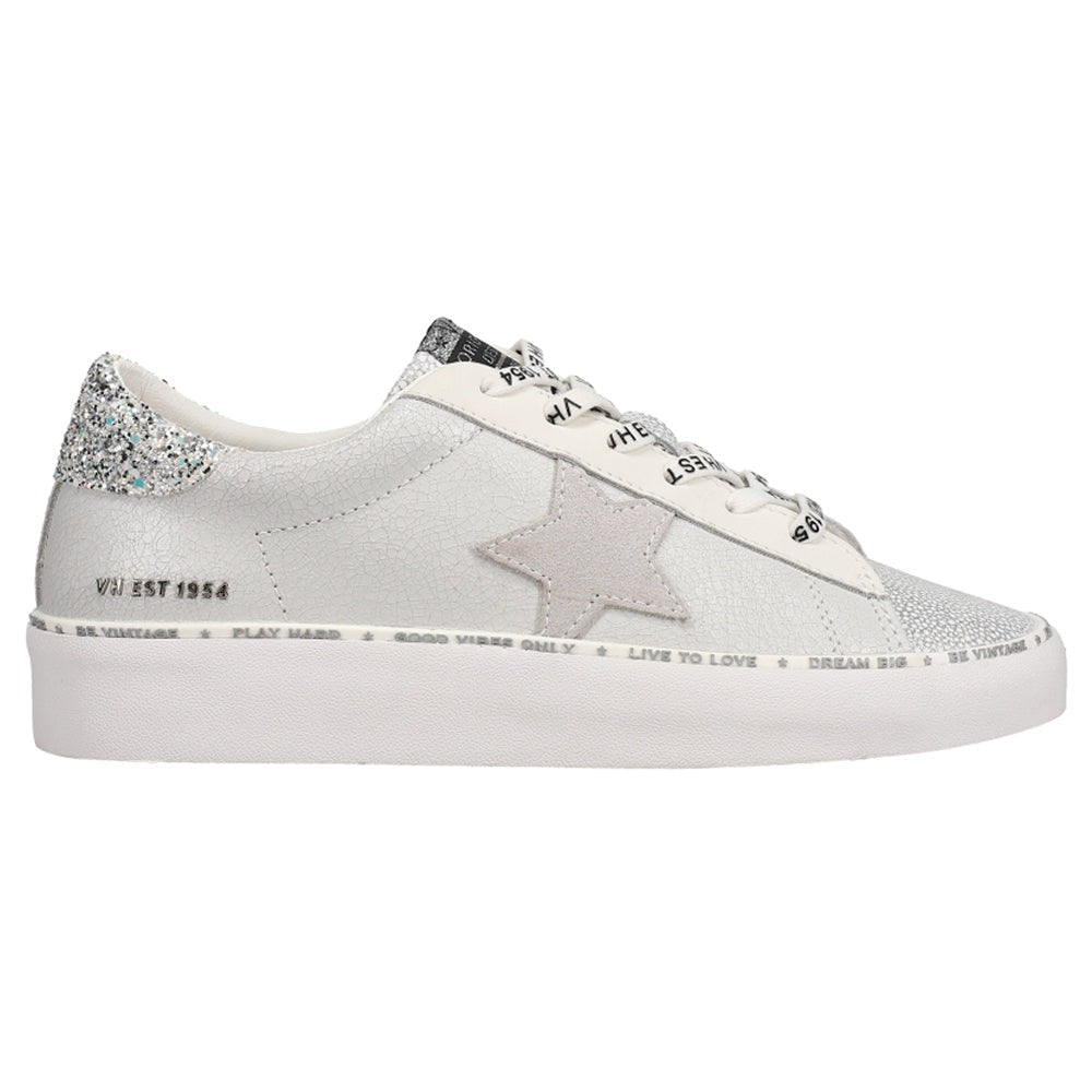 Dalya Glitter Wedge Lace Up Sneakers