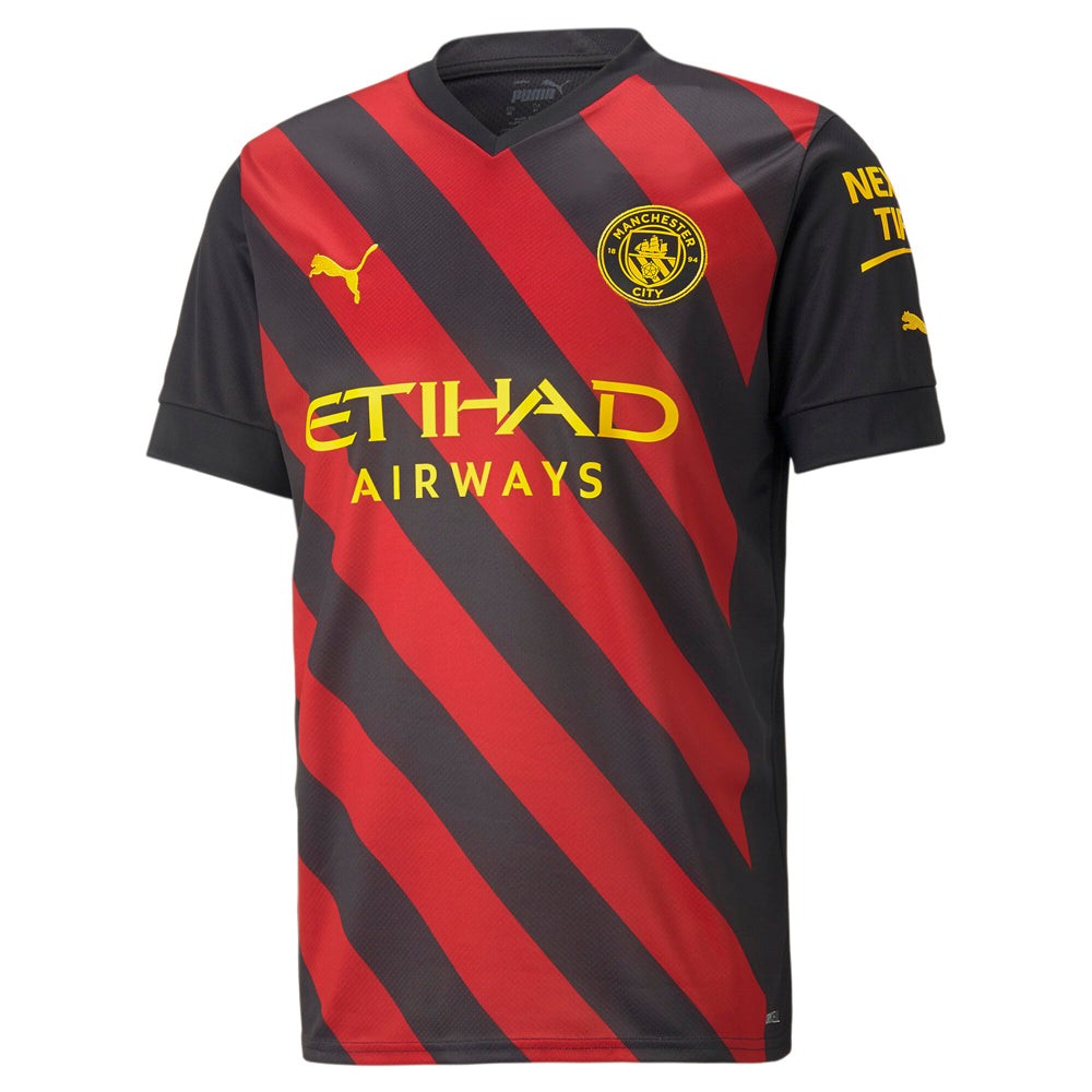 MCFC Away 22/23 Replica V Neck Short Sleeve Soccer Jersey