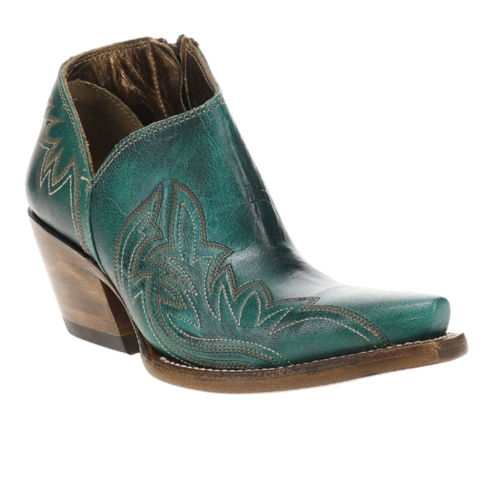 Jolene Embroidered Zippered Snip Toe Cowboy Booties