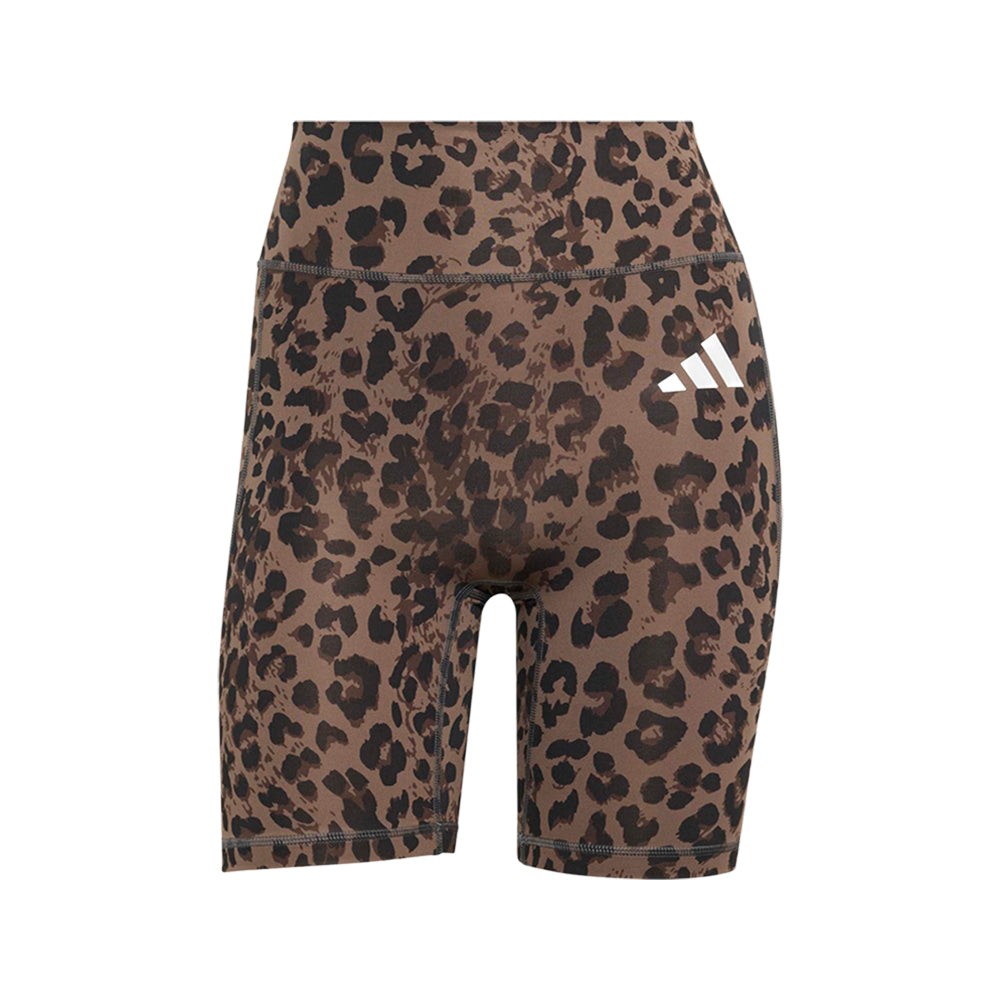 Optimé Essentials Workout Leopard Short Leggings