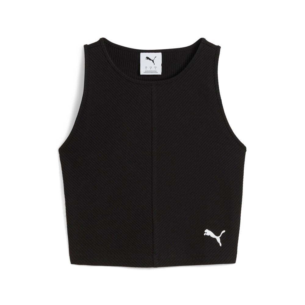Wardrobe Essentials Ribbed Crew Neck Short Sleeve Top