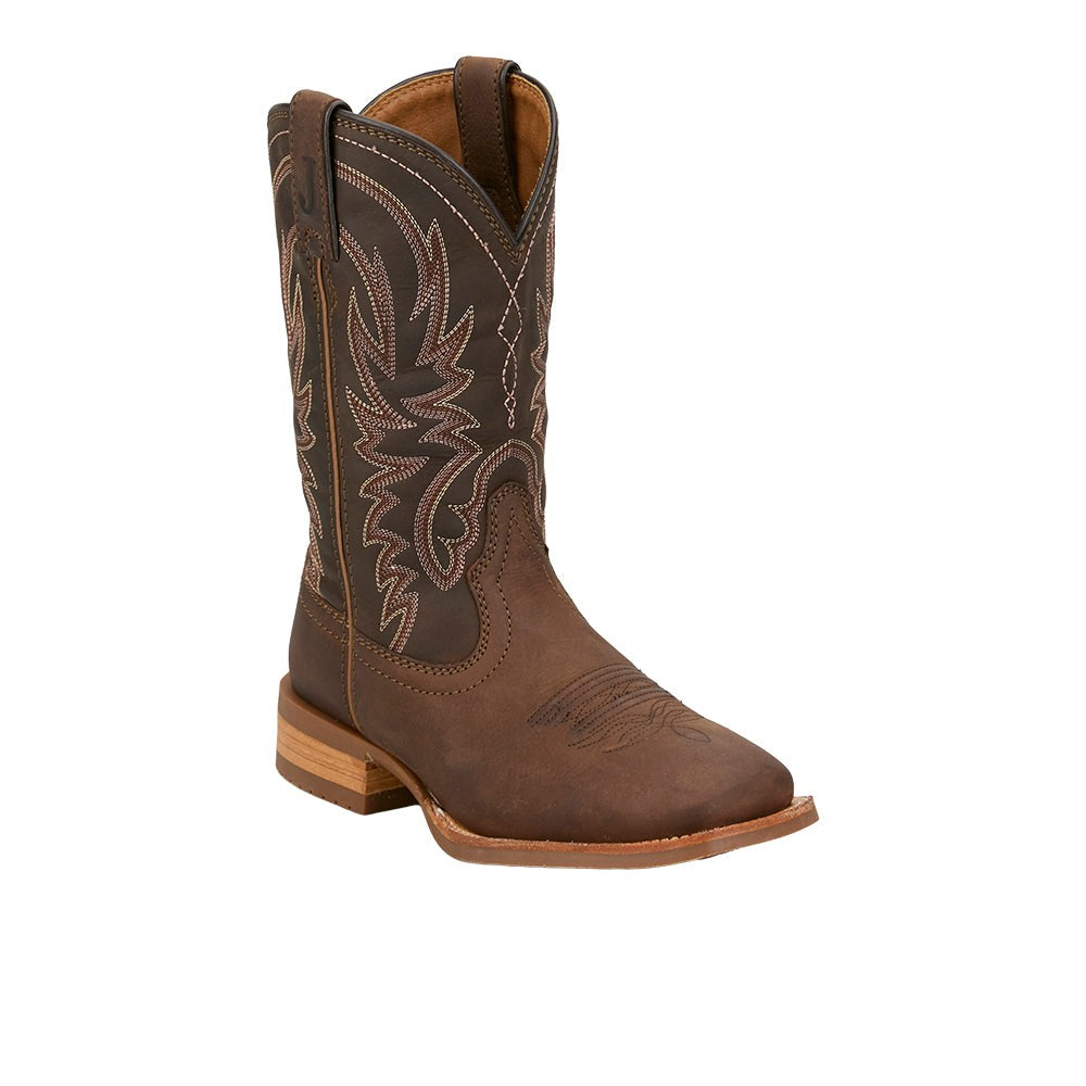 Outlaw Ryley Square Toe Pull On Cowboy Boots