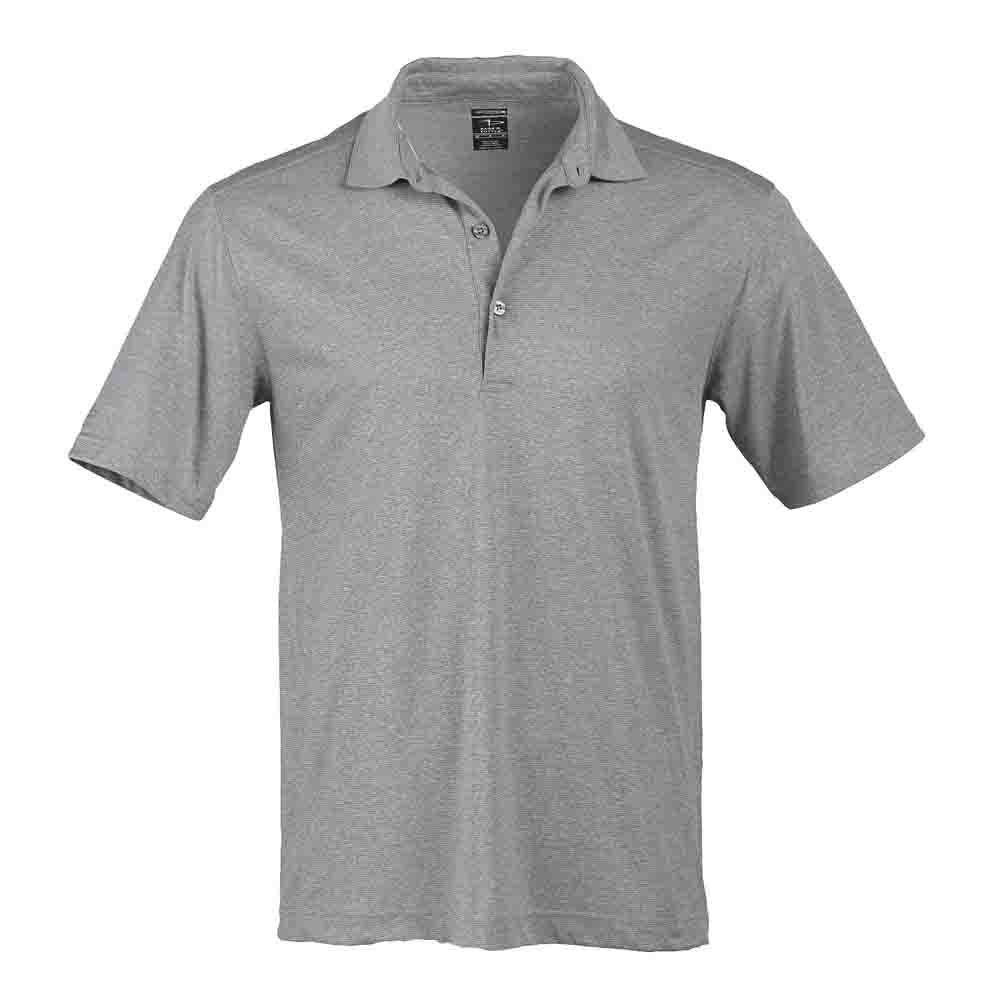 Solid Heather Short Sleeve Polo Shirt