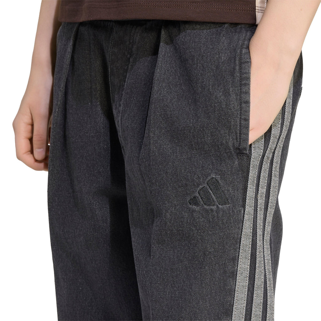 Stadium Washed Denim Loose Fit Pants