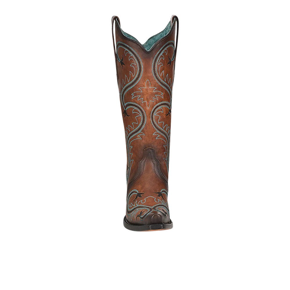 Milagro Embroidered Snip Toe Pull On Cowboy Boots