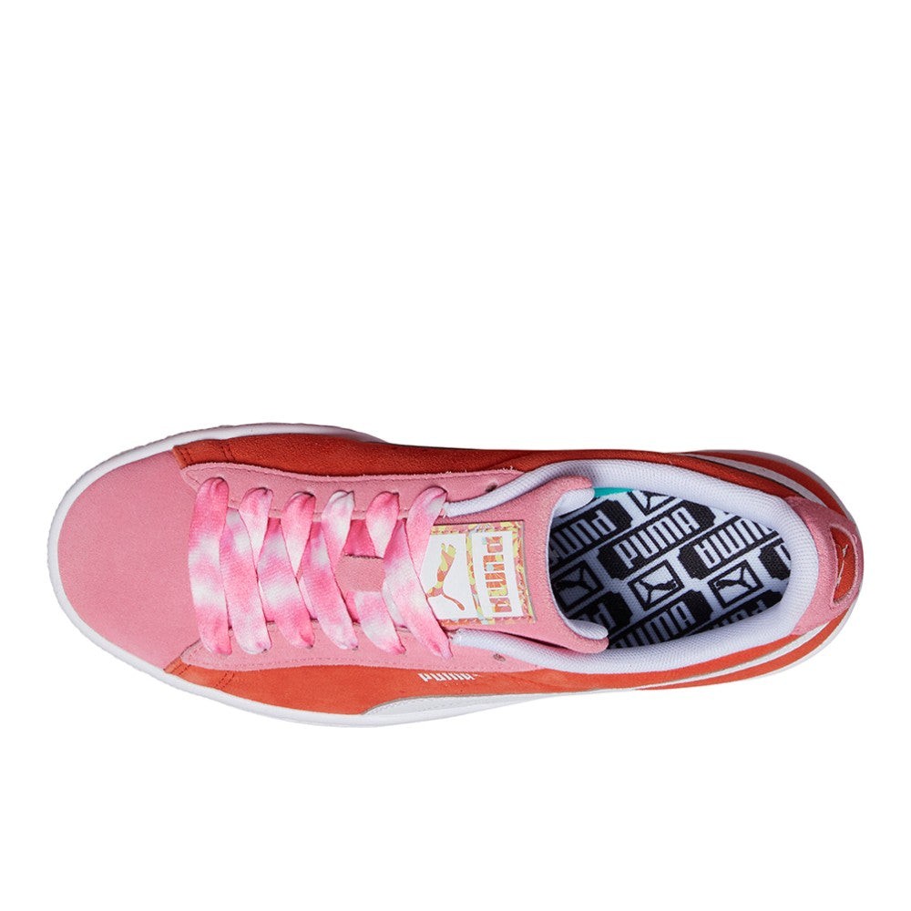 Suede Flower Child Lace Up Sneakers (Youth)