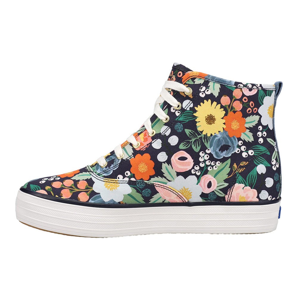 The Platform X Rifle Paper Co Mid Lace Up Sneakers