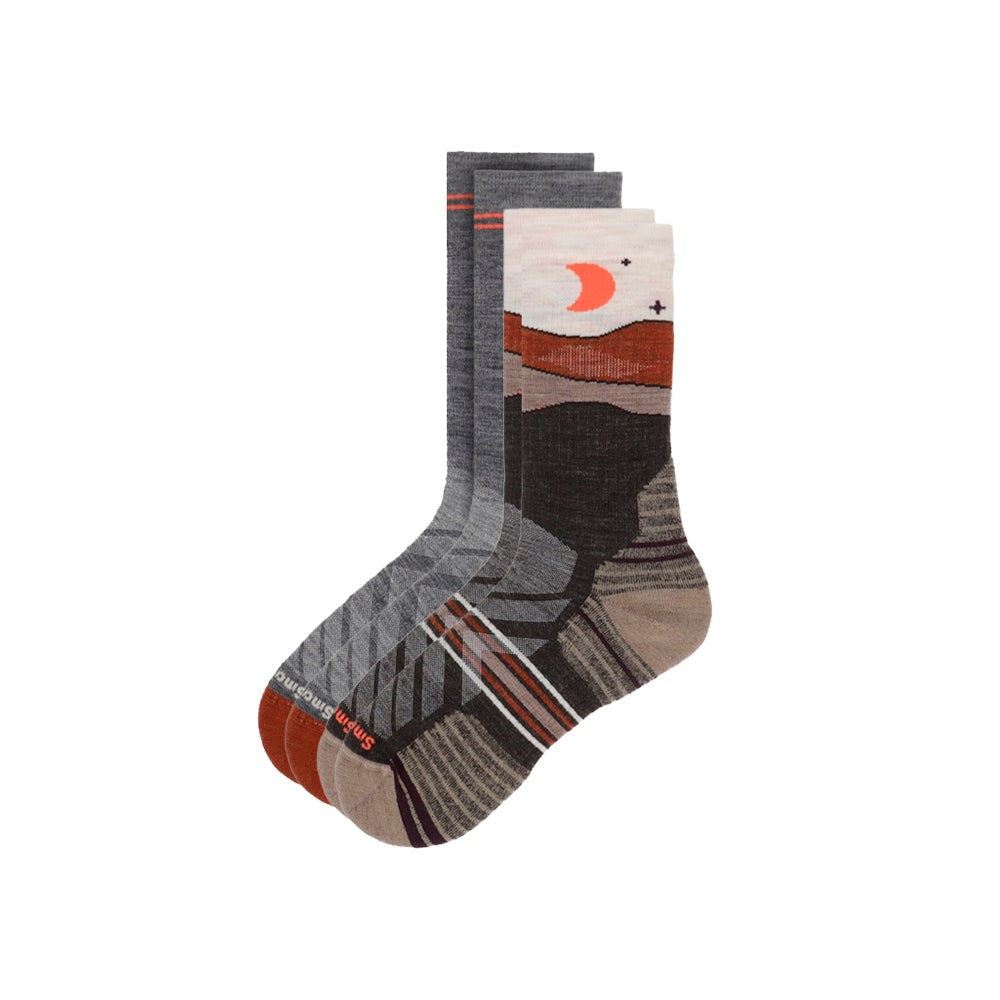 Hike Targeted Cushion Crew Socks 2pk