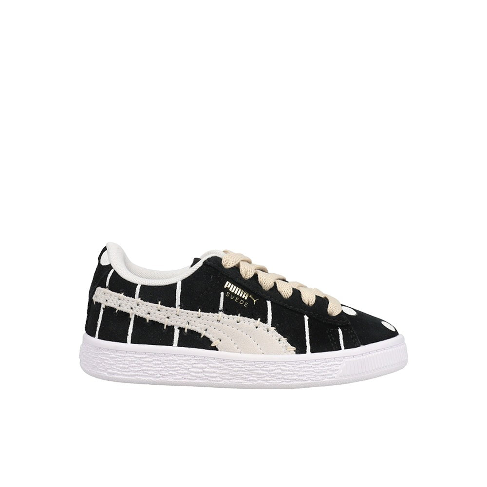 Suede Studio X Meme Polka Dot Striped Lace Up Sneakers (Youth)