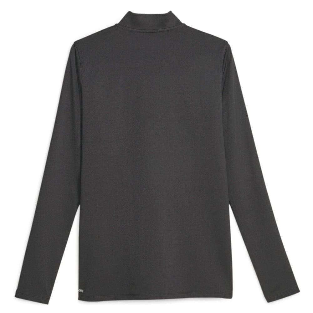 Fit Taped Mock Neck Long Sleeve Quarter Zip Pullover Shirt