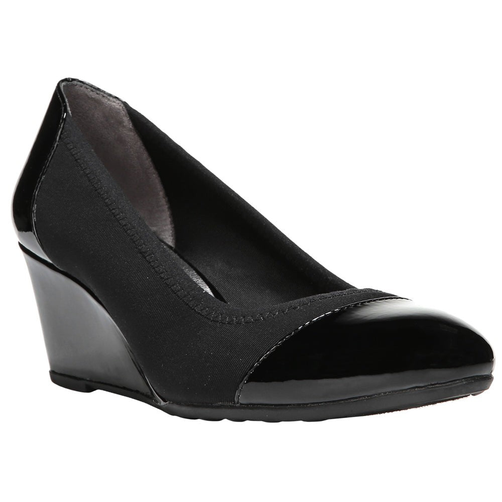 Juliana Round Toe Wedge Pumps