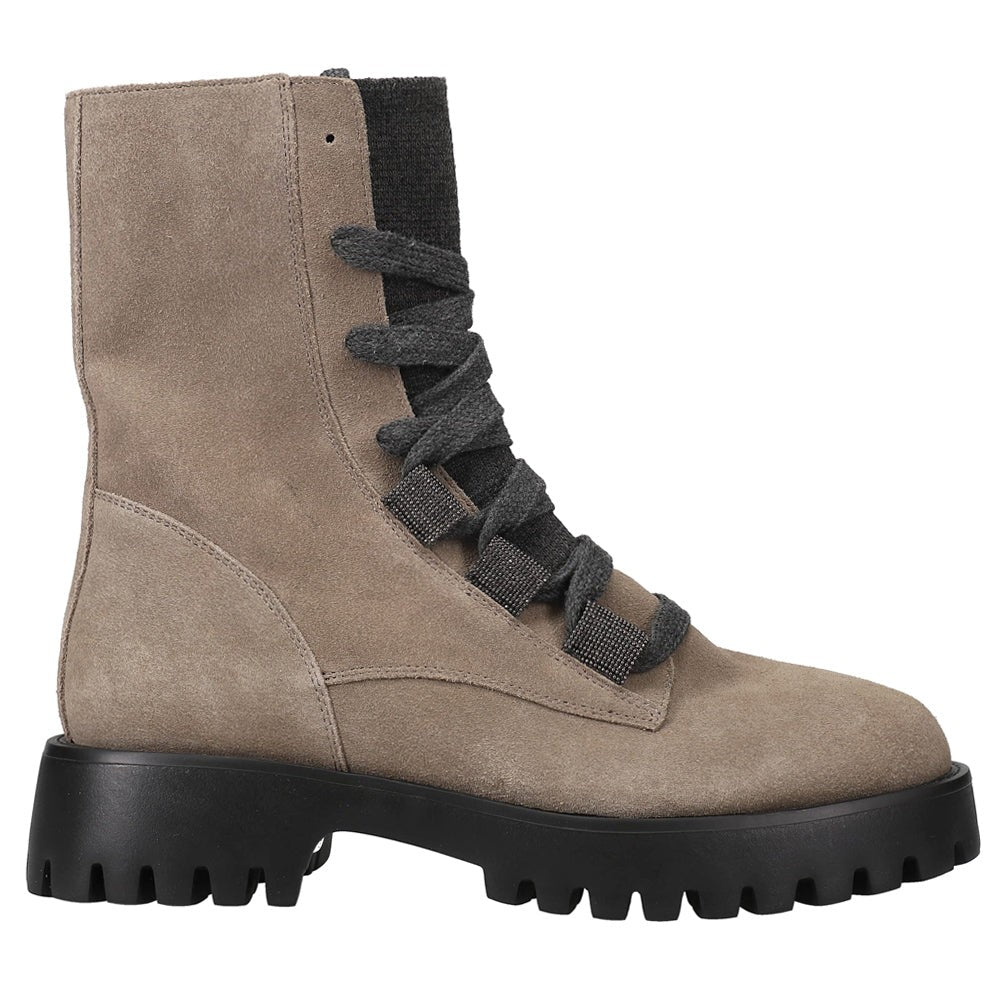 Zabou Round Toe Lace Up Boots