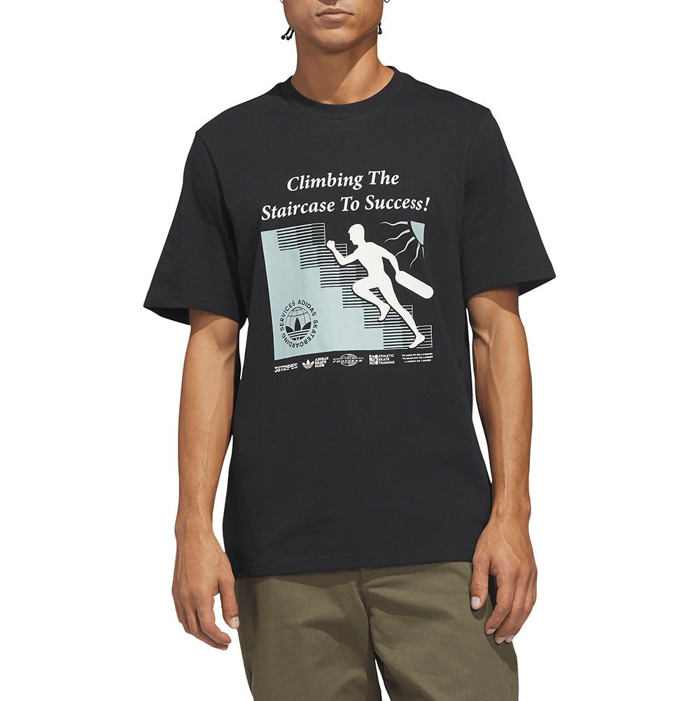 Skateboarding Stairs Corpo Solutions Tee