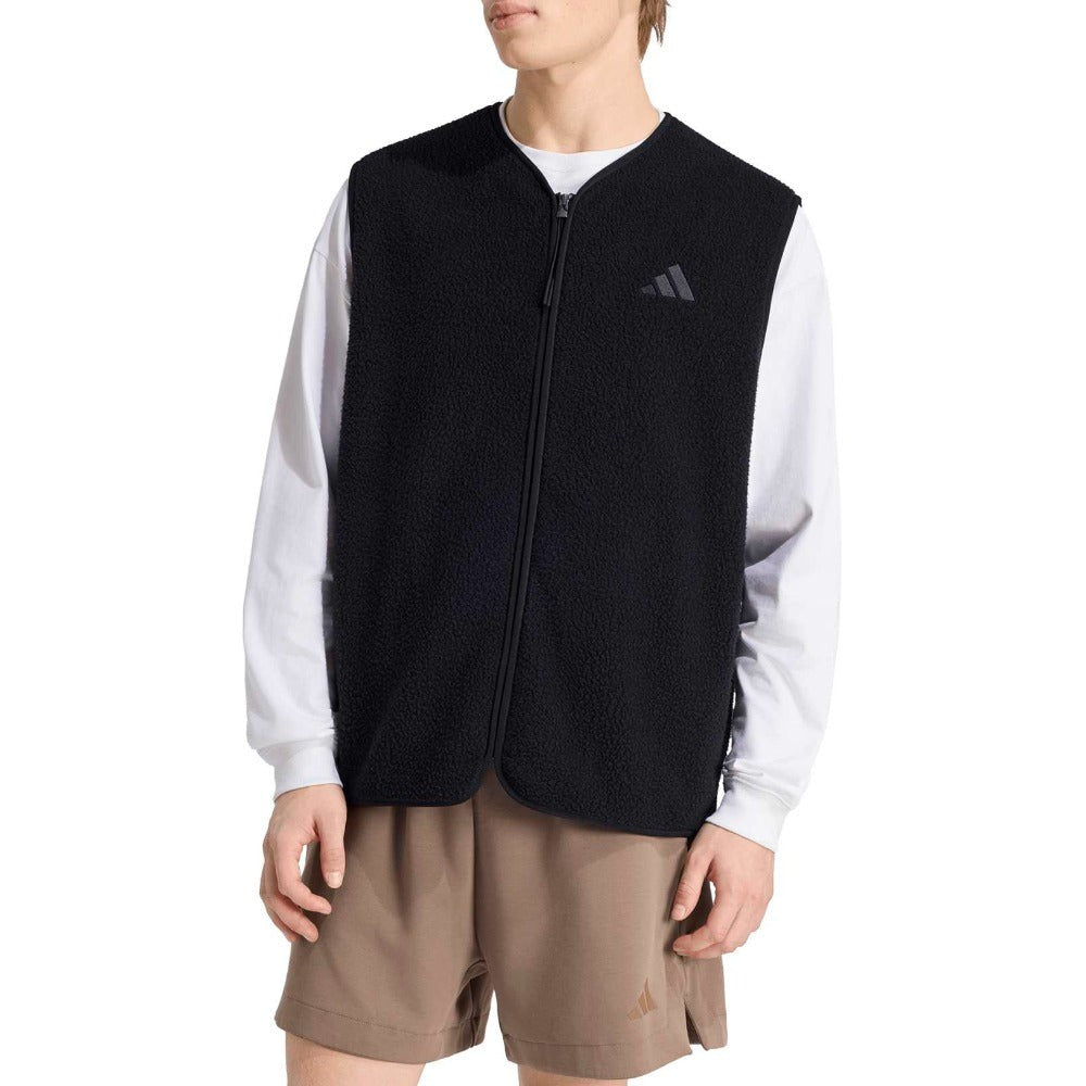 City Tech 3 Stripes High Pile Fleece Vest