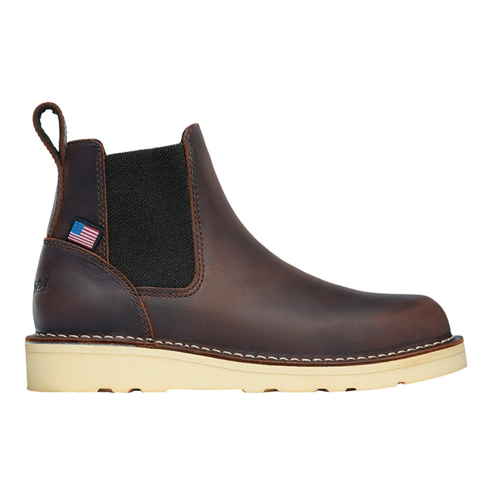 Bull Run 5 Inch Electrical Soft Toe Chelsea Wedge Work Boot