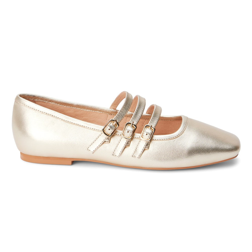 Nova Metallic Ballet Mary Jane Flats