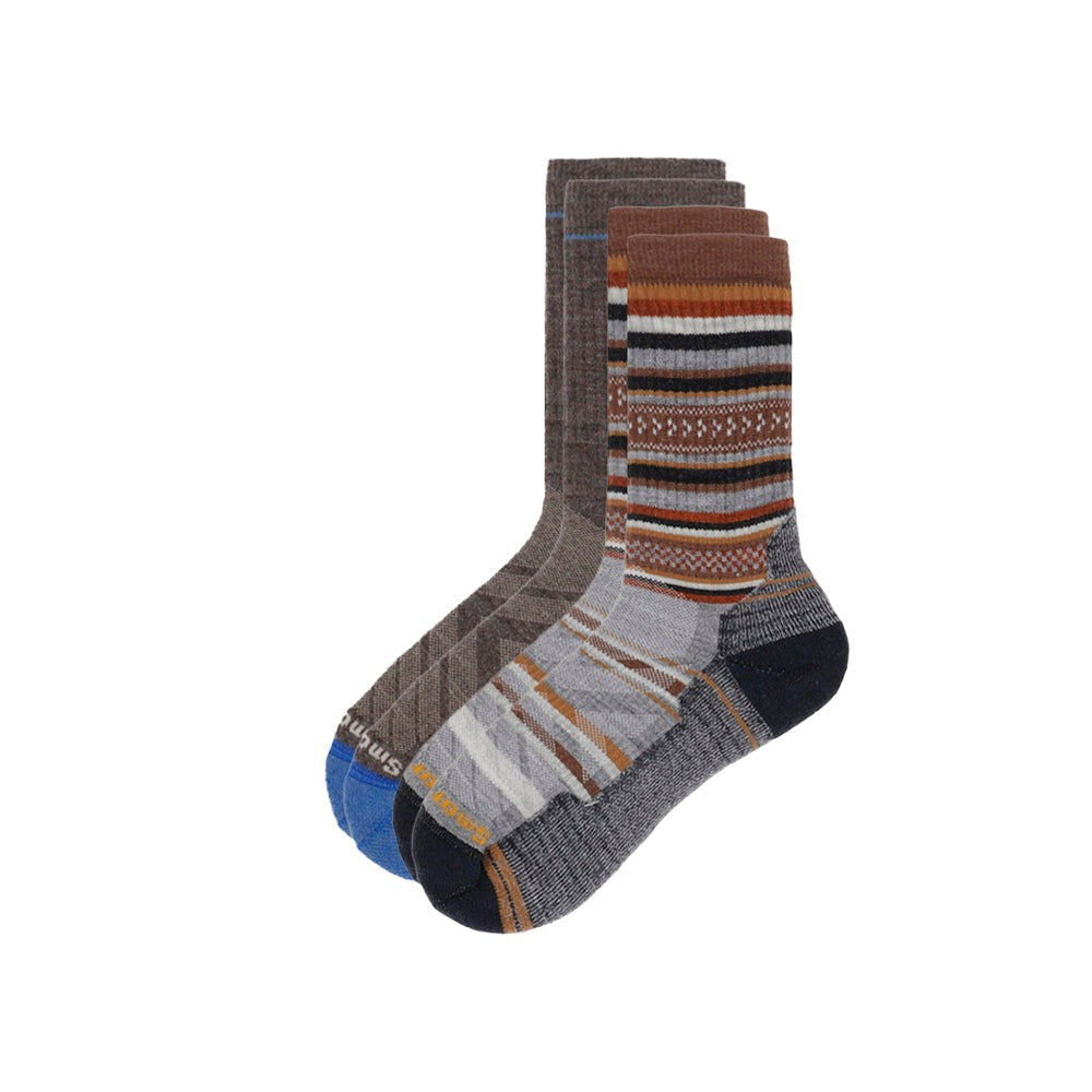 Hike Light Cushion Crew Socks 2pk