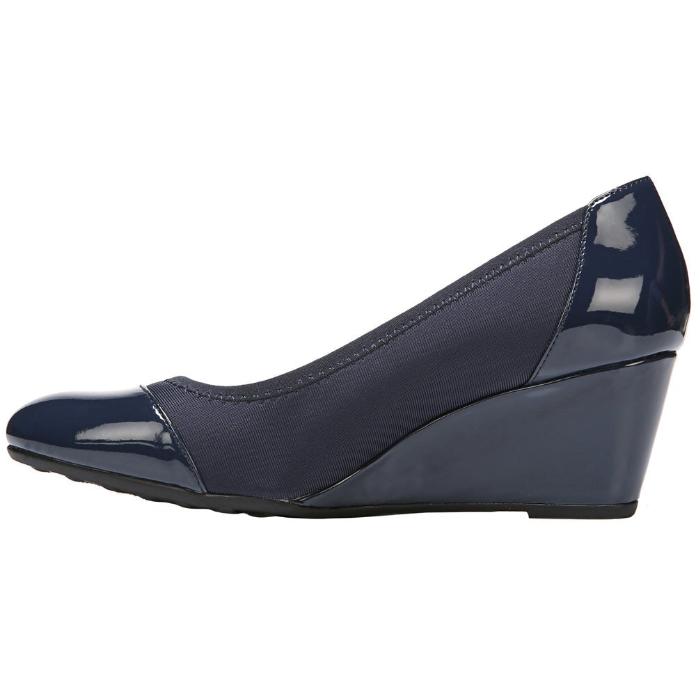 Juliana Round Toe Wedge Pumps