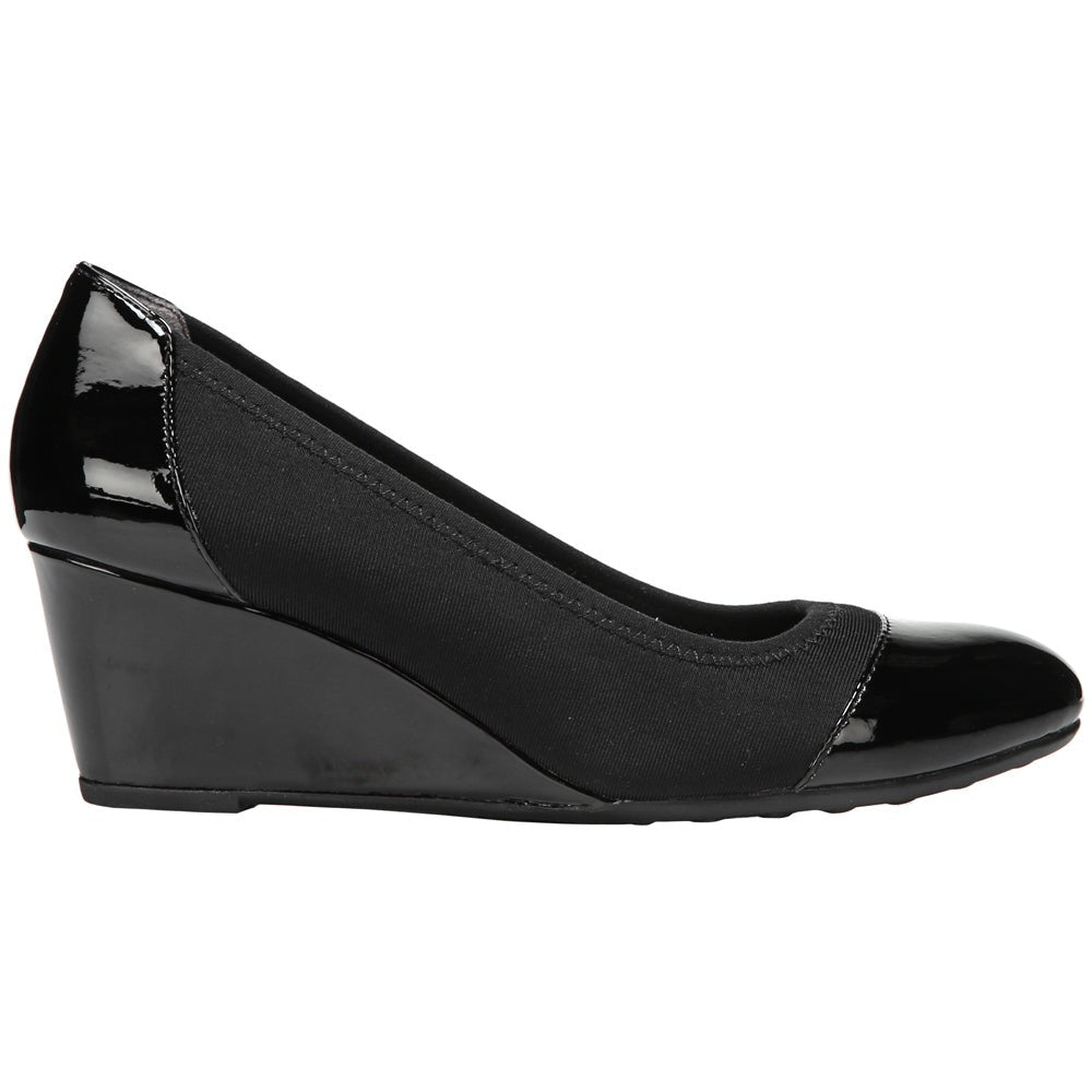 Juliana Round Toe Wedge Pumps