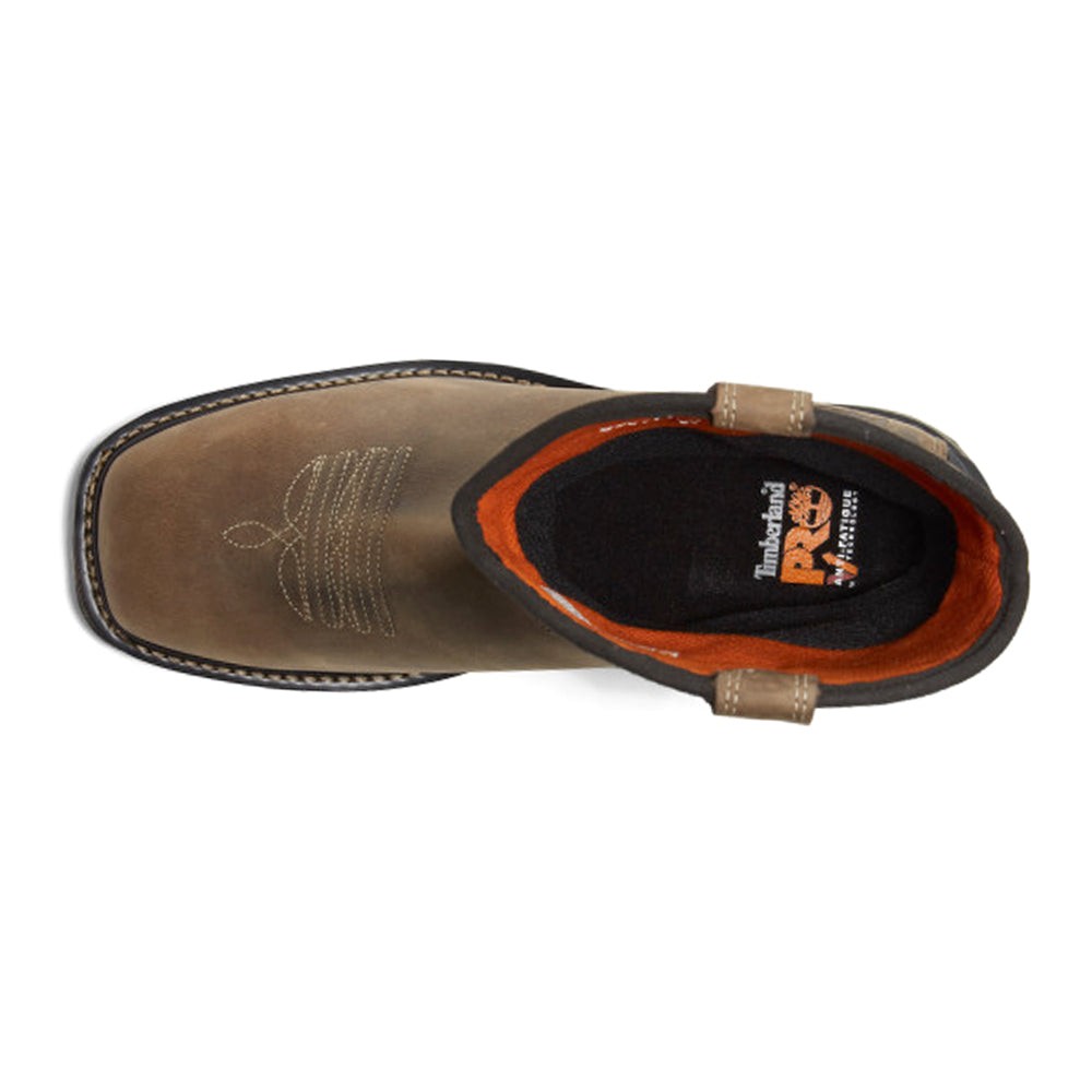 True Grit Pull On Waterproof Soft Toe Work Boots