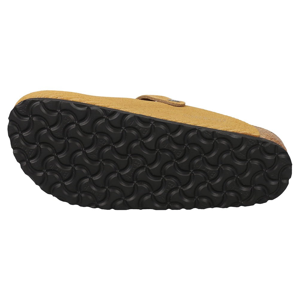 Boston Suede Embossed Footbed Clogs