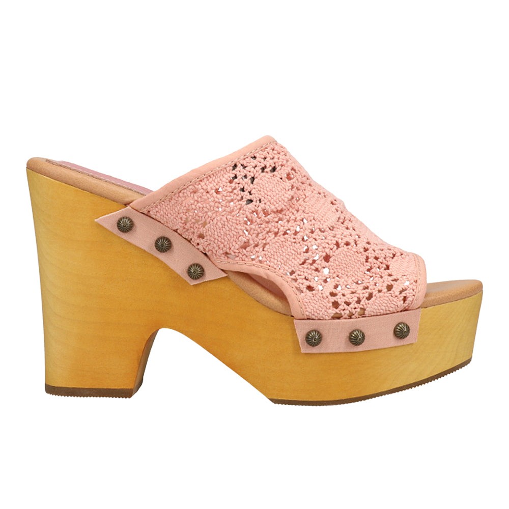 Crafty Studded Platform Clogs