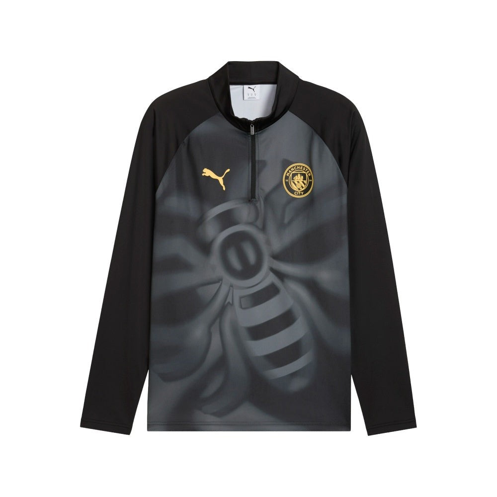Manchester City FC Warm Up Quarter Zip Top