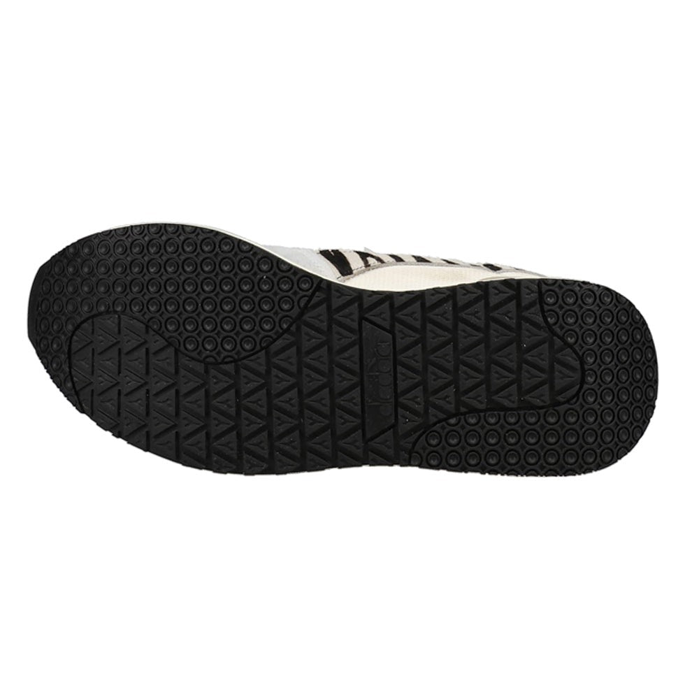 Venus Circus Dirty Metallic Zebra Lace Up Sneakers