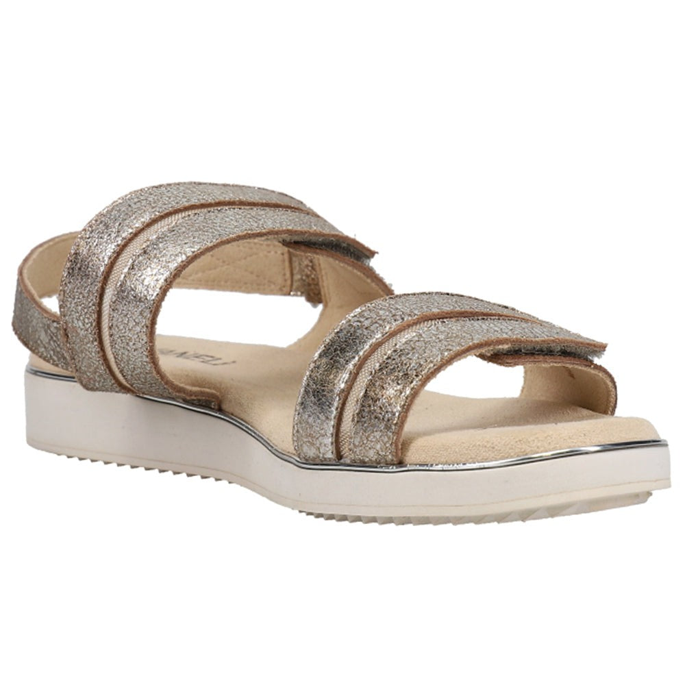 Espe Metallic Sling Back Sandals