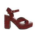 Adelaide Platform Block Heel Ankle Strap Sandals