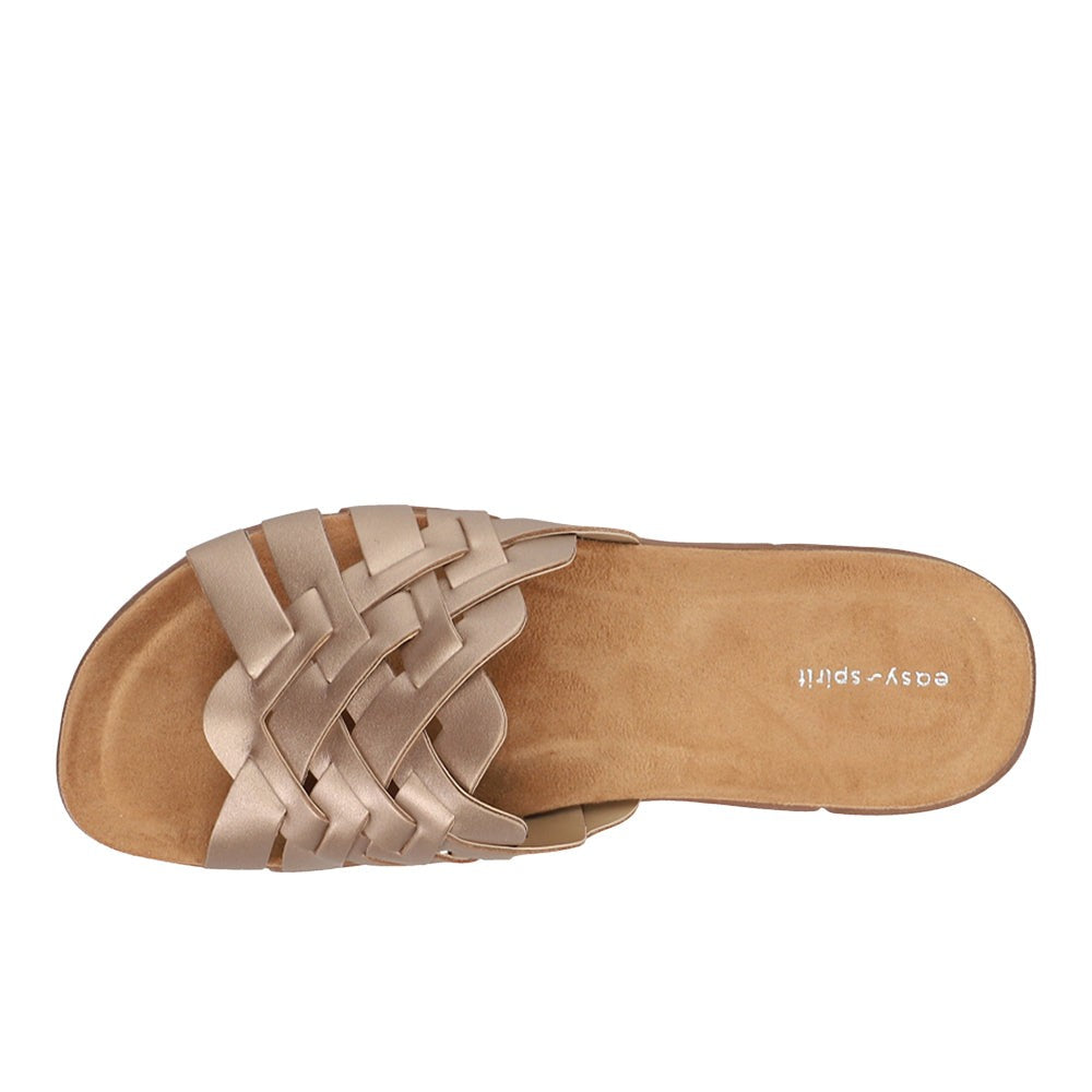 Marsha Metallic Slide Sandals