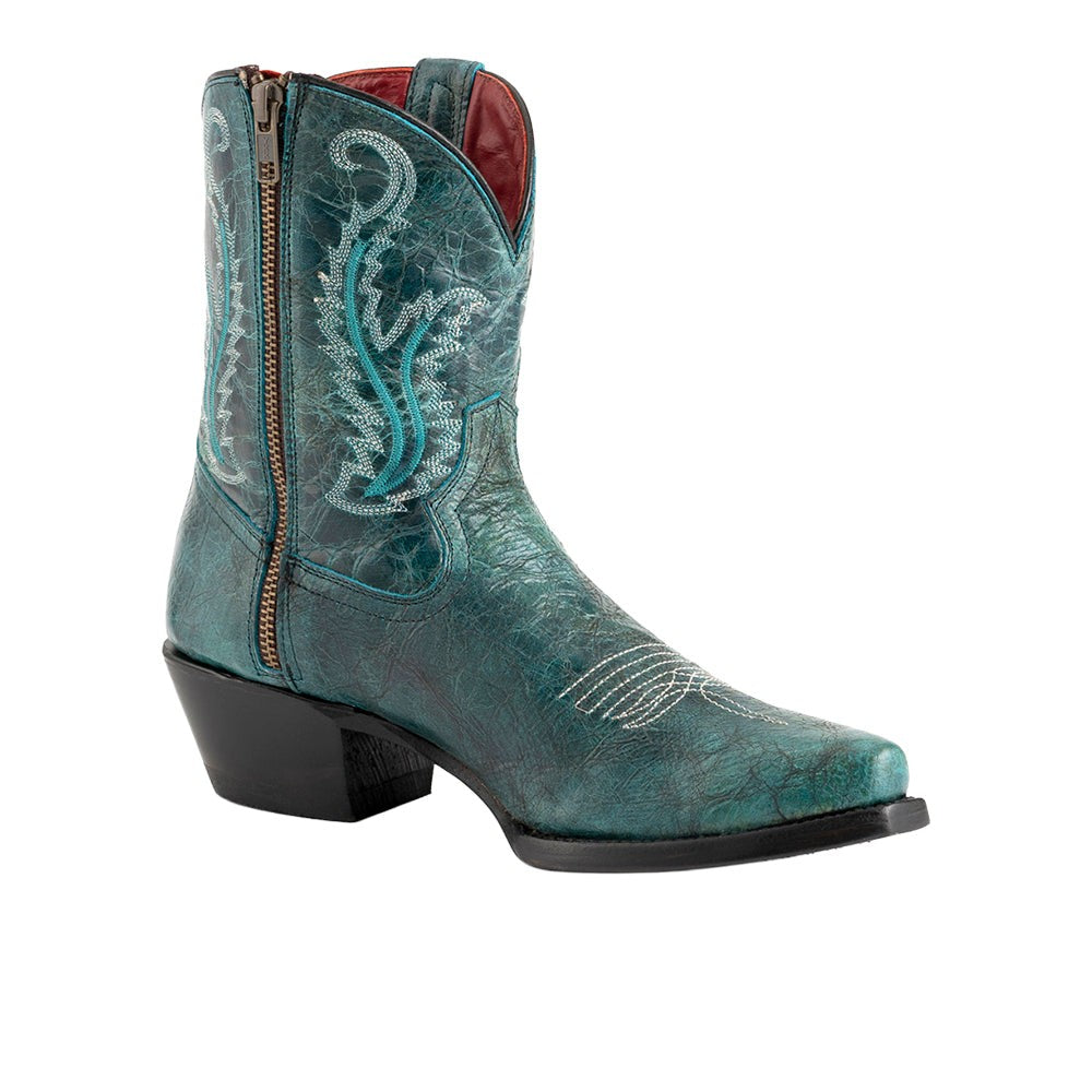 Molly Embroidered Snip Toe Zippered Cowboy Booties