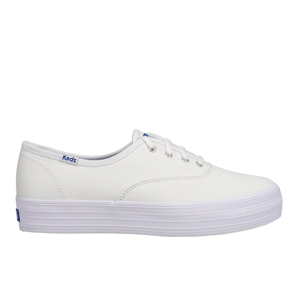 The Platform Canvas Lace Up Sneakers