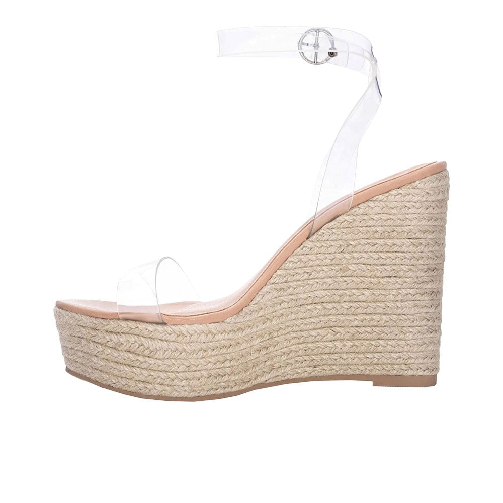 Ello Clear Espadrille Sandals